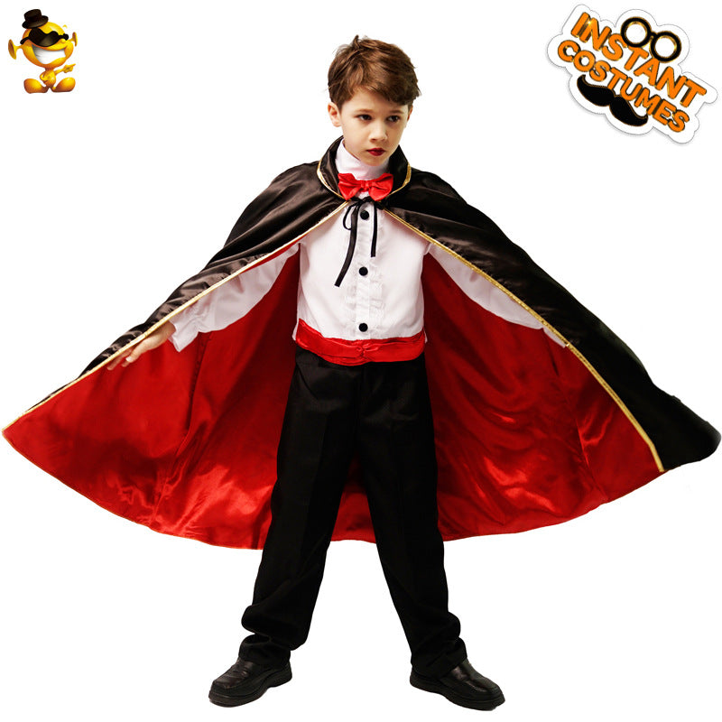 Halloween cosplay costume vampire prince outfit for masquerade party and stage performance
