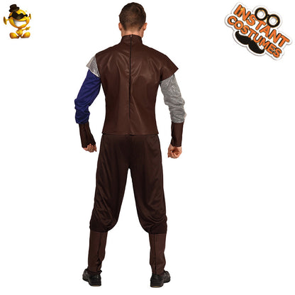 Disfraz de guerrero romano para hombre adulto, cosplay, fiesta de Halloween, actuación en el escenario