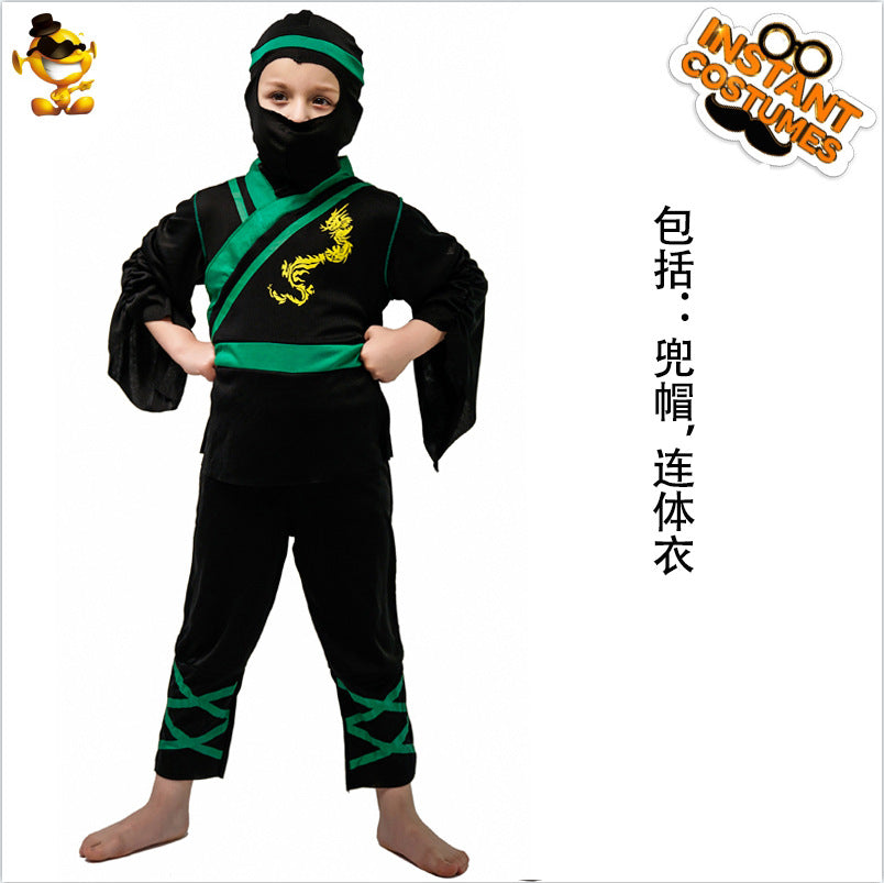 kids ninja costume for halloween cosplay role play childrens ninja outfit