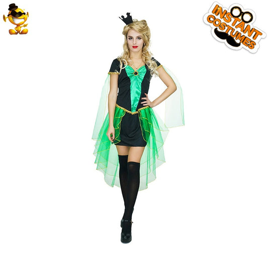Adult Womens Halloween Witch Costume for Stage Performance and Cosplay Party