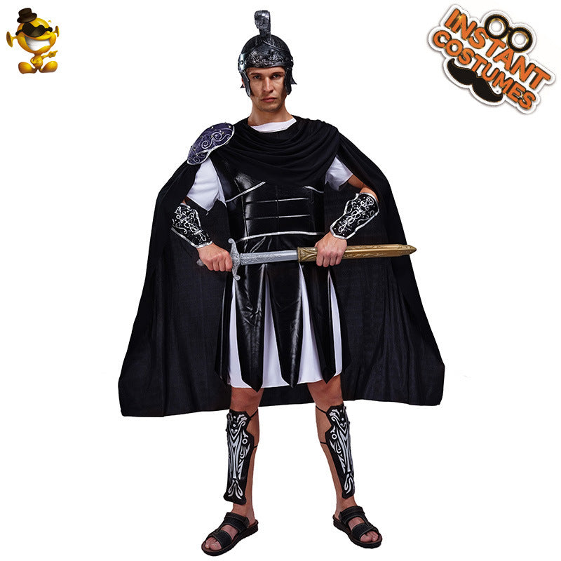 gladiator costume for men stage performance role play cosplay halloween party outfit