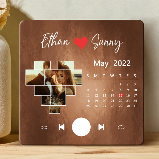 Customized fridge magnets play music, customized photo song img 5686671992613