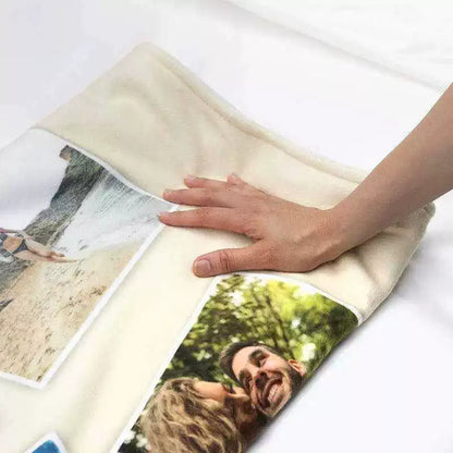 Custom 6 Photos Collage Blanket Mother's Day Mom Blanket
