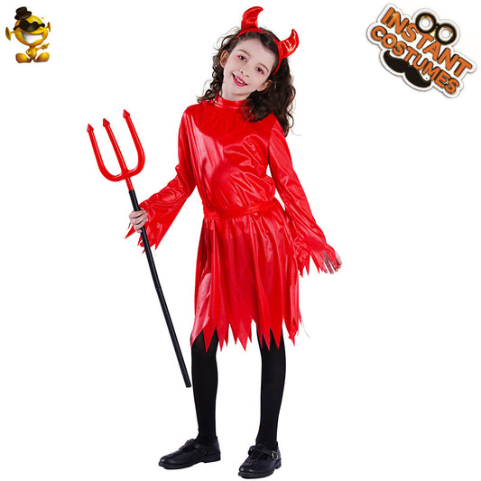 red devil halloween costume for girls cosplay role play outfit