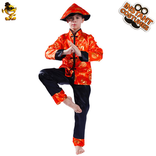 traditional chinese costume kids tang suit carnival cosplay stage performance outfit