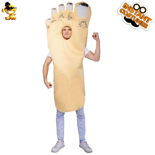 Halloween couple big foot onesie costume for cosplay party and masquerade