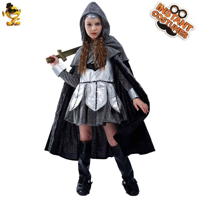 girls knight costume for stage performance halloween cosplay party