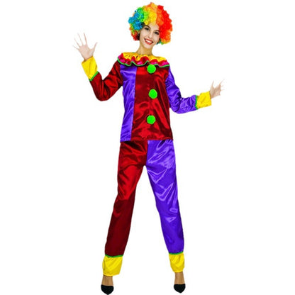 Clown costume for women Halloween cosplay party performance stage outfit