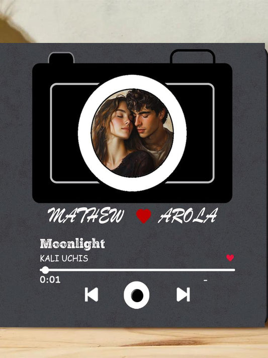 Custom Music Fridge Magnet with Photo Name Can Play Songs img 5688552837859