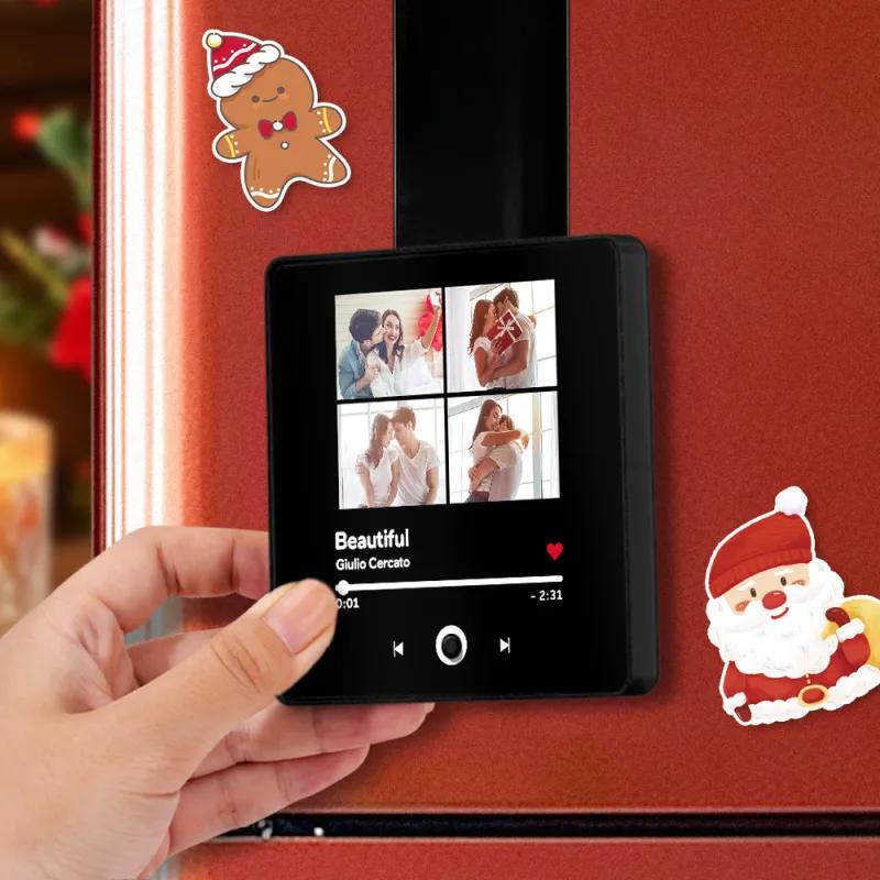 Customized Music Fridge Magnet Personalized Multiple Photo img 2
