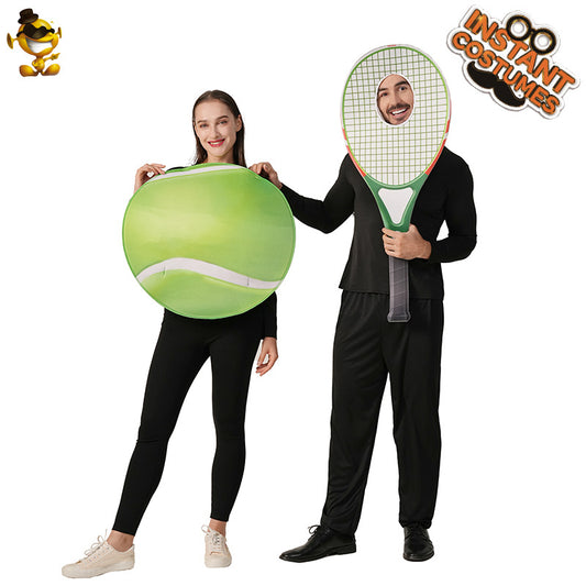 Halloween adult couples tennis party costume funny role play outfit