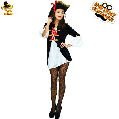 Costume de Viking pour femme adulte, tenue de pirate, cosplay, Halloween