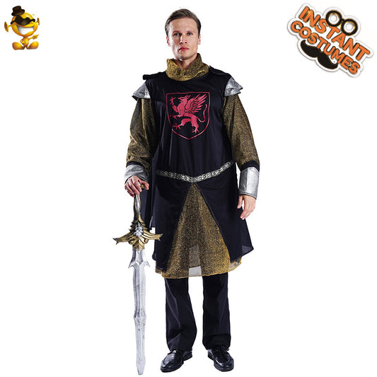 medieval knight costume for men role play theater performance cosplay masquerade party