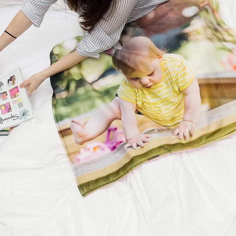 Custom Photo Blankets Design Your Own Blanket with Picture img 3