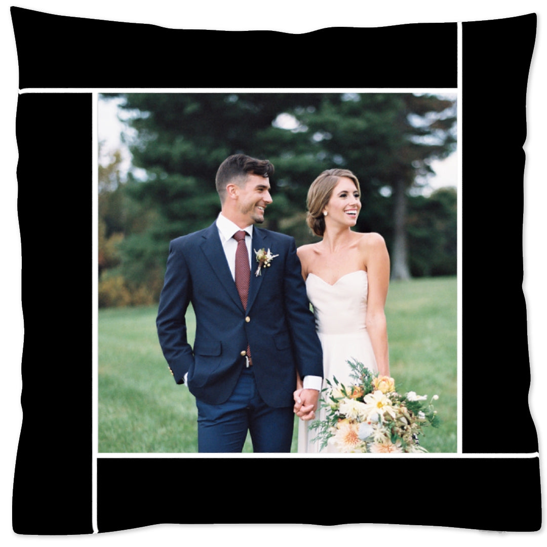 Throw Pillow - Overlap Border (Multiple Options) img 1