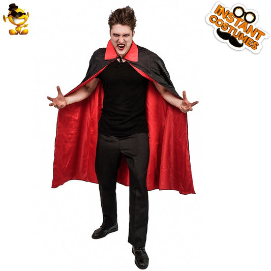 Halloween vampire cape costume for men gothic stage play cosplay party performance