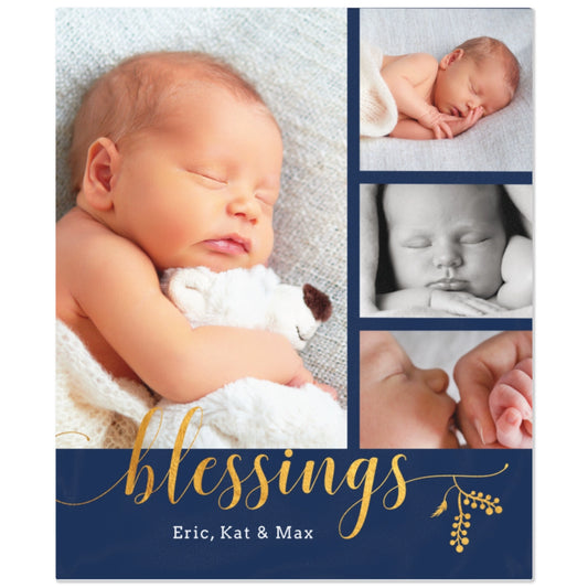 Plush Fleece Blanket - Blessings img 1