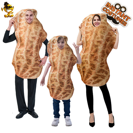 halloween funny peanut costume cosplay outfit stage performance role play dress