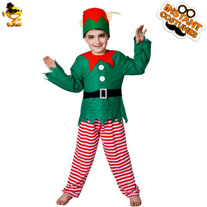 Ensemble de costumes de Noël pour enfants, tenue de Père Noël, fête de vacances pour enfants, performance, cosplay, habillage d'Halloween
