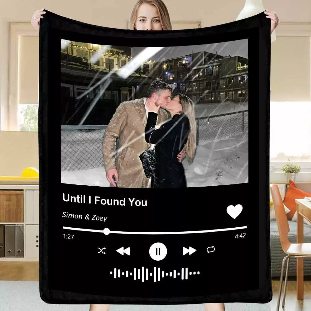 Custom Music Blanket Photo Starlight Blanket img 1