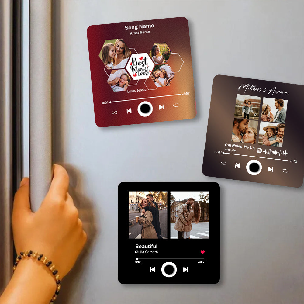 Custom Music Fridge Magnet for Mom img 2