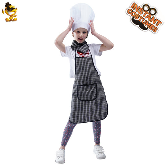 girls chef apron costume for cosplay stage performance and halloween
