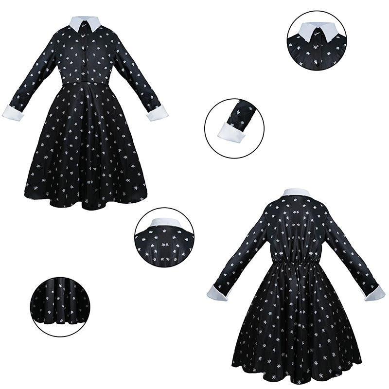 Disfraz de cosplay de personaje de película infantil de Halloween, traje de fiesta de actuación escénica