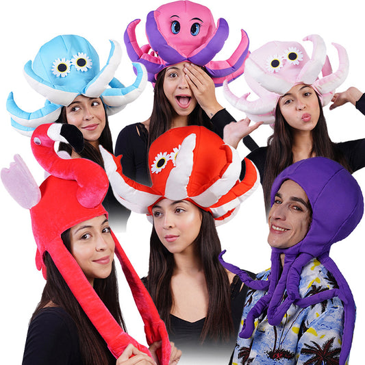 funny animal hats for couples stage performance cosplay costume party