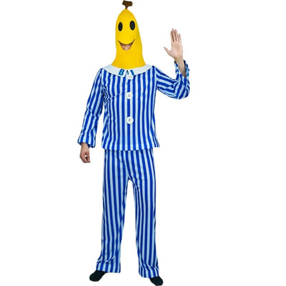Halloween costume for men banana suit cosplay party outfit for adults