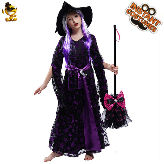 girls witch costume halloween cosplay stage performance outfit