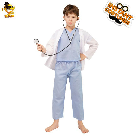 Halloween costume doctor outfit for boys cosplay role play party dress up