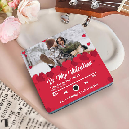 Custom Music Fridge Magnet, Personalized Photo Plaque 4inch img 3