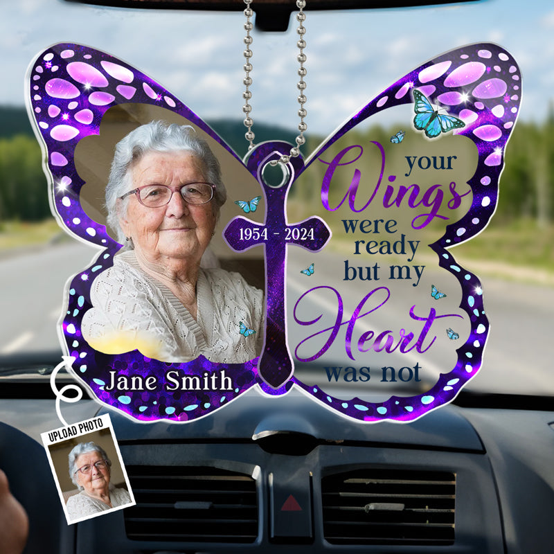 Custom Photo Memorial Car Ornament img 0