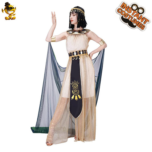 Egyptian queen Halloween cosplay costume for adults stage performance and masquerade party