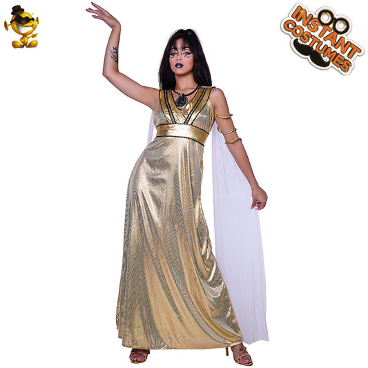 egyptian queen costume for women halloween cosplay party dress