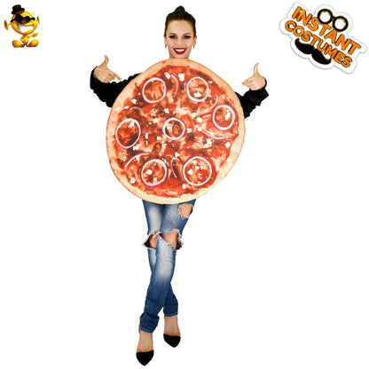 Halloween costume cosplay pizza outfit for parties and stage performances