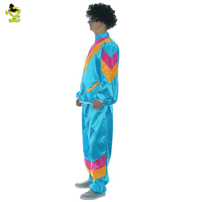 Men's hip hop party costume for dance performance, stage show, Halloween, and cosplay