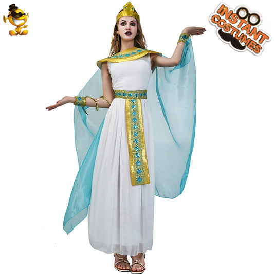 egyptian queen costume for adults halloween cosplay party stage performance