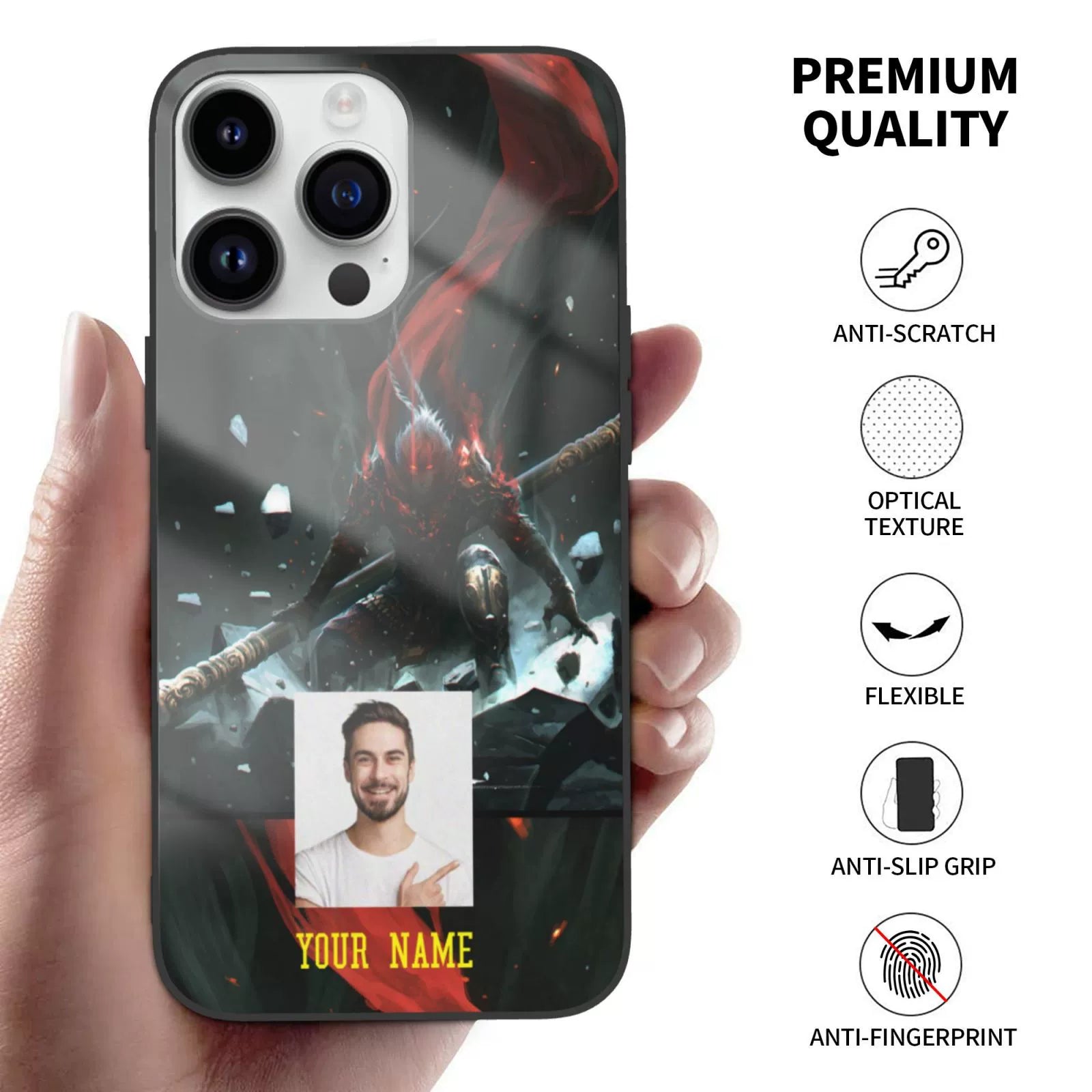 Personalized Name Phone Case Black Myth Wukong Phone Case Custom Photo Phone Case img 3