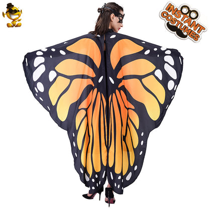butterfly cape for women adult photo shoot costume digital print cape cosplay outfit
