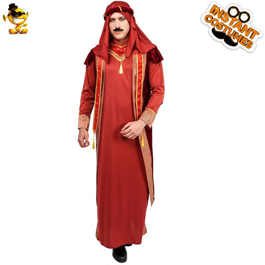 arabian elder costume for men halloween cosplay stage performance outfit