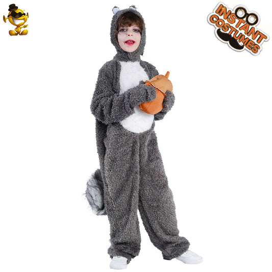halloween squirrel costume for kids cosplay party stage performance