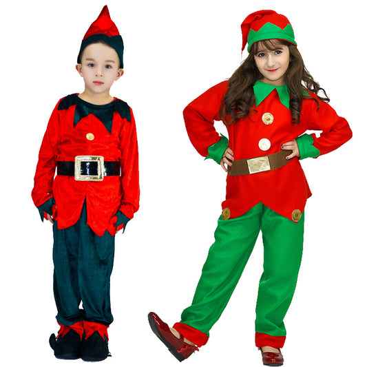kids christmas costume set for party cosplay stage performance halloween