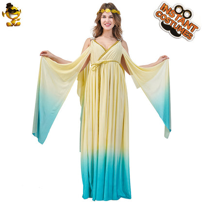 Greek mythology cosplay costume for adults couples Roman toga Halloween costume