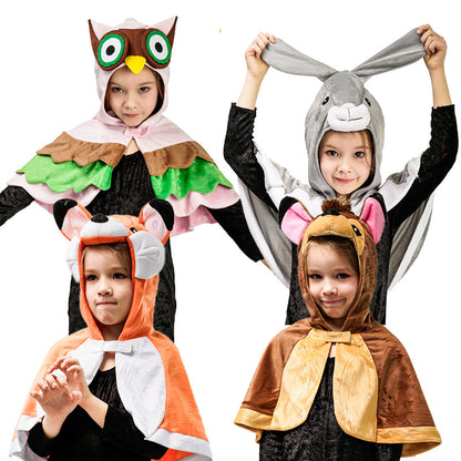 Disfraz de zorro para niños, ideal para cosplay, carnaval, presentaciones y fiestas de Halloween.