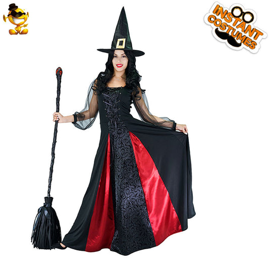 Halloween adult witch costume for women evil witch cosplay party outfit