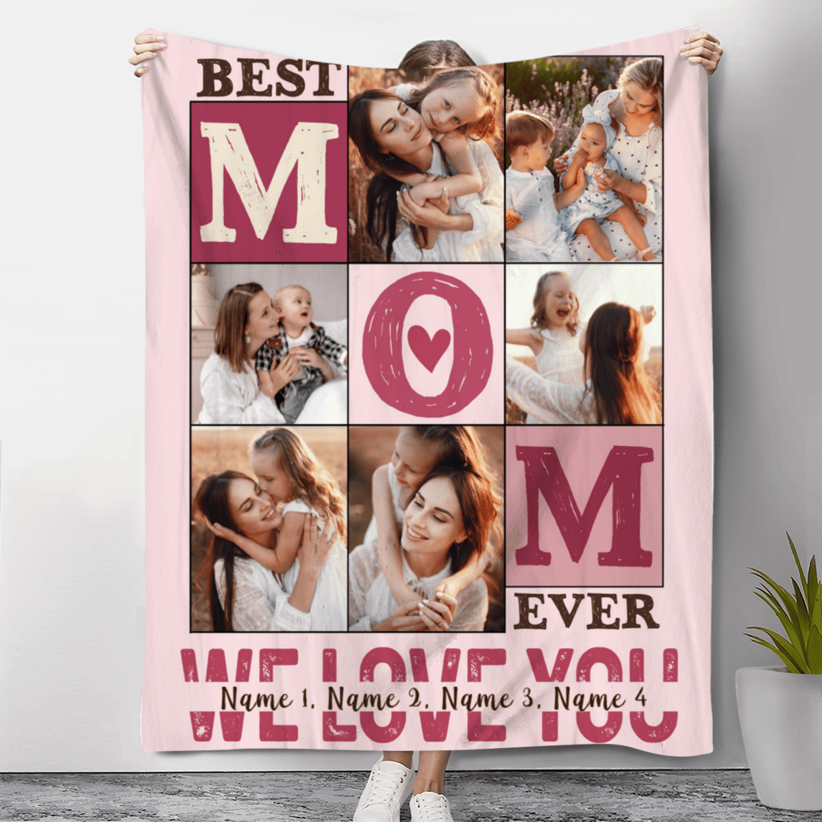 Best Mom Ever We Love You Blanket for Mom Mothers Day Gift img 5