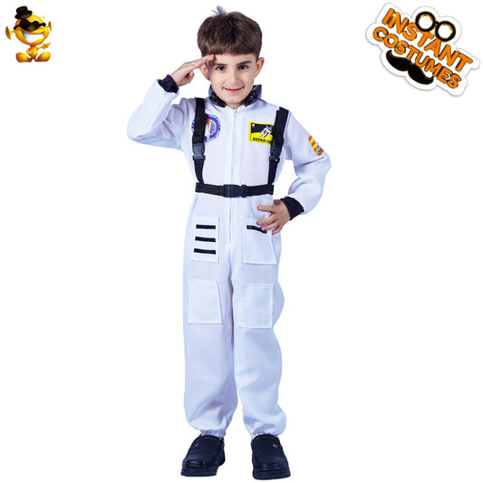 Costume d'astronaute pour enfants, combinaison spatiale, jeu de rôle, cosplay, tenue d'Halloween