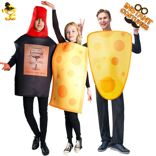 funny adult cosplay costume for Halloween party couples role play