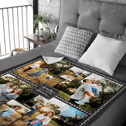 Custom Personalized Photo Blanket Family Collage Blanket img 2